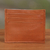 Leather card holder, 'Business Savvy in Brown' - Brown Handcrafted Seven-Slot Leather Card Holder from Bali thumbail