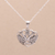 Sterling silver pendant necklace, 'Swan Love' - Sterling Silver Swan Pendant Necklace from Bali (image 2) thumbail