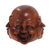 Wood sculpture, 'Four Faces' - Hand-Carved Four Faces of Buddha Suar Wood Statuette thumbail