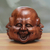 Wood sculpture, 'Four Faces' - Hand-Carved Four Faces of Buddha Suar Wood Statuette (image 2b) thumbail