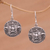 Sterling silver dangle earrings, 'Balinese Guardian' - Sterling Silver Barong Guardian Spirit Dangle Earrings (image 2) thumbail