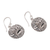 Sterling silver dangle earrings, 'Balinese Guardian' - Sterling Silver Barong Guardian Spirit Dangle Earrings (image 2d) thumbail