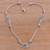 Sterling silver pendant necklace, 'Dancing Dew' - Artisan Crafted Sterling Silver Pendant Necklace from Bali