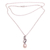 Cultured pearl pendant necklace, 'Infinity Glow' - Infinity Symbol Cultured Pearl Necklace from Bali
