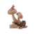 Wood sculpture, 'Resting Tree Frog' - Hand-Carved Jempinis Wood Tree Frog Mushroom Sculpture thumbail