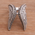 Sterling silver cocktail ring, 'Winged Glory' - Handcrafted Sterling Silver Feathered Wings Ring (image 2c) thumbail