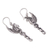 Sterling silver dangle earrings, 'Cendrawasih Aura' - Sterling Silver Flying Cendrawasih Aura Dangle Earrings (image 2d) thumbail