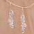 Sterling silver dangle earrings, 'Hope Vines' - Sterling Silver Leafy Hope Vine Dangle Earrings (image 2) thumbail