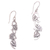 Sterling silver dangle earrings, 'Hope Vines' - Sterling Silver Leafy Hope Vine Dangle Earrings thumbail