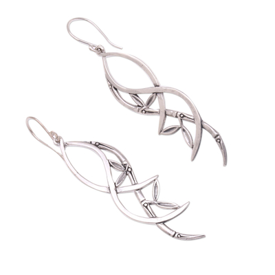 Sterling Silber Ohrhänger 'Harmony Branches' - Ohrhänger aus Sterlingsilber mit Baum- und Zweigmotiven