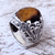 Tiger's eye domed cocktail ring, 'Forest Tiger' - Balinese Sterling Silver and Tiger's Eye Domed Cocktail Ring (image 2b) thumbail