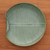 Ceramic serving plate, 'Banana Vibes' - Ceramic Banana Leaf Serving Plate from Bali (image 2b) thumbail