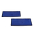 Ceramic platters, 'Bright Day' (pair) - Pair of Blue Ceramic Platters from Indonesia (image 2a) thumbail