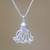 Cultured pearl pendant necklace, 'Gurita Reef' - Cultured Pearl Octopus Pendant Necklace Crafted in Bali (image 2b) thumbail