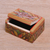 Wood mini jewelry box, 'Serangan Turtle' - Turtle-Themed Wood Mini Jewelry Box from Bali (image 2b) thumbail