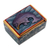 Wood mini jewelry box, 'Lovina Dolphin' - Dolphin-Themed Wood Mini Jewelry Box from Bali (image 2a) thumbail