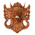 Wood mask, 'Garuda, the Eagle' - Balinese Hand-Carved Wood Mask of The Eagle Deity Garuda (image 2a) thumbail