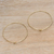 Gold plated sterling silver bangle bracelets, 'Knotted Gold' (pair) - Pair of 18k Gold Plated Sterling Silver Bangle Bracelets (image 2c) thumbail