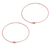 Rose gold plated sterling silver bangle bracelets, 'Knotted Gold' (pair) - Pair of Rose Gold Plated Sterling Silver Bangle Bracelets thumbail