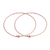 Rose gold plated sterling silver bangle bracelets, 'Knotted Gold' (pair) - Pair of Rose Gold Plated Sterling Silver Bangle Bracelets (image 2c) thumbail