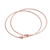 Rose gold plated sterling silver bangle bracelets, 'Knotted Gold' (pair) - Pair of Rose Gold Plated Sterling Silver Bangle Bracelets (image 2d) thumbail