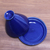 Mini tagine de cerámica - Mini tagine de cerámica azul real hecho a mano de Bali