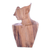 Wood sculpture, 'I'm Listening' - Hand-Carved Fine Art Suar Wood Sculpture from Bali thumbail