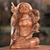 Wood sculpture, 'Traveling Buddha' - Hand-Carved Suar Wood Sculpture of Buddha from Bali (image 2b) thumbail