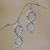 Sterling silver dangle earrings, 'Infinite Dragon' - Artisan Crafted Sterling Silver Dragon Dangle Earrings (image 2) thumbail