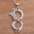 Sterling silver pendant necklace, 'Infinity Dragon' - Sterling Silver Dragon Pendant Necklace from Bali (image 2b) thumbail