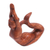 Wood sculpture, 'To the Sky Mermaid' - Suar Wood Sculpture of a Mermaid in a Yoga Pose from Bali (image 2a) thumbail