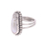 Cultured pearl cocktail ring, 'Laut Princess' - Cultured Pearl Sterling Silver Dot Motif Cocktail Ring (image 2b) thumbail