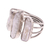 Cultured pearl cocktail ring, 'Laut Queen' - Triple Cultured Pearl Sterling Silver Cocktail Ring (image 2d) thumbail
