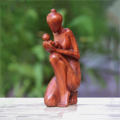 Wood sculpture, Newborn Wonder