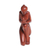 Wood sculpture, 'Newborn Wonder' - Hand-Carved Suar Wood Newborn Wonder Motherhood Sculpture (image 2d) thumbail
