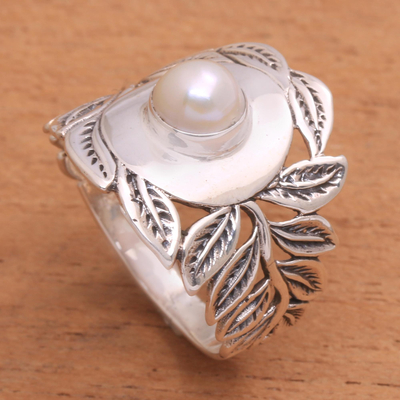 Dual tone Leaf design Finger ring – Simpliful Jewelry