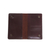Leather passport wallet, 'Journey Mate in Dark Brown' - Dark Brown Leather Snap Closure Bi-Fold Passport Wallet (image 2e) thumbail