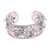 Multi-gemstone cuff bracelet, 'Dazzling Butterflies' - Multi-Gemstone and Sterling Silver Butterflies Cuff Bracelet (image 2a) thumbail