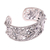 Multi-gemstone cuff bracelet, 'Dazzling Butterflies' - Multi-Gemstone and Sterling Silver Butterflies Cuff Bracelet (image 2f) thumbail