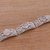 Rainbow moonstone link bracelet, 'Moonlight Mystery' - Rainbow Moonstone and Sterling Silver Link Bracelet (image 2c) thumbail