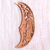 Wood relief panel, 'Buddha Moon' - Buddha in Crescent Moon Hand Carved Wood Relief Panel (image 2c) thumbail
