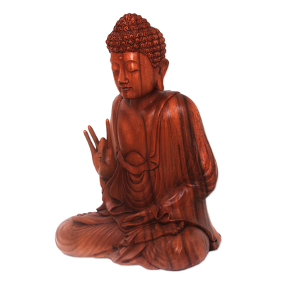 'Buddha in Lotus,' sculpture - 'Buddha in Lotus