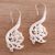 Bone drop earrings, 'Pura Plains' - Artisan Crafted Bone Drop Earrings from Bali (image 2) thumbail
