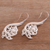 Bone drop earrings, 'Pura Plains' - Artisan Crafted Bone Drop Earrings from Bali (image 2b) thumbail