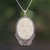 Amethyst and bone pendant necklace, 'Ganesha Blessing' - Amethyst and Bone Ganesha Necklace from Bali (image 2) thumbail