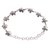 Sterling silver link bracelet, 'Turtle Promenade' - Handcrafted Sterling Silver Turtle Link Bracelet from Bali thumbail