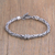 Sterling silver pendant bracelet, 'Borobudur Swirls' - Sterling Silver Borobudur Pendant Bracelet from Bali (image 2) thumbail
