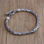 Sterling silver pendant bracelet, 'Borobudur Swirls' - Sterling Silver Borobudur Pendant Bracelet from Bali (image 2b) thumbail