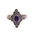Amethyst cocktail ring, 'Daydream Temple' - Handcrafted Amethyst Cocktail Ring from Bali thumbail