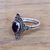 Amethyst cocktail ring, 'Sparkling Daydream Temple' - Handcrafted Faceted Amethyst Cocktail Ring from Bali (image 2c) thumbail